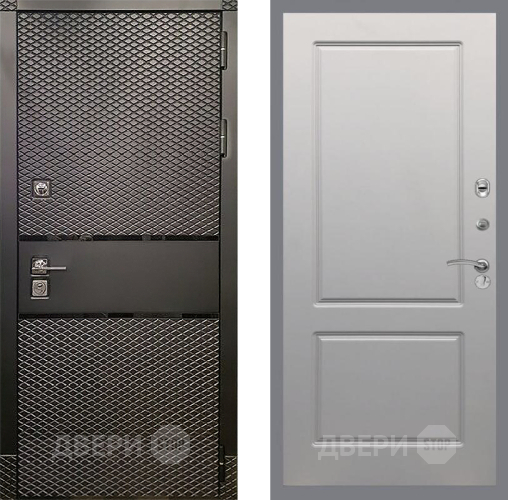 Входная металлическая Дверь Рекс (REX) 15 Черный Кварц FL-117 Грей софт в Подольск