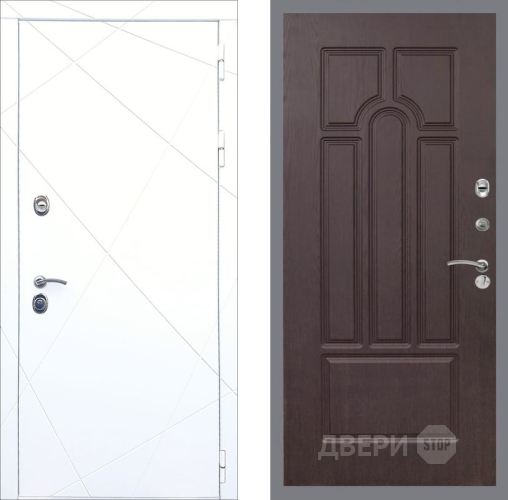 Входная металлическая Дверь Рекс (REX) 13 Силк Сноу FL-58 Венге в Подольск