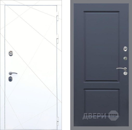 Входная металлическая Дверь Рекс (REX) 13 Силк Сноу FL-117 Силк титан в Подольск