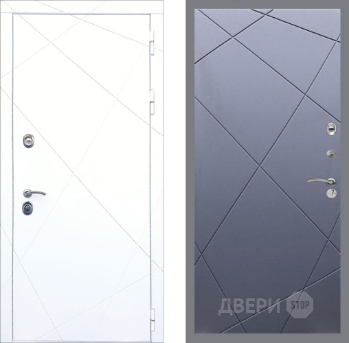 Входная металлическая Дверь Рекс (REX) 13 Силк Сноу FL-291 Силк титан в Подольск