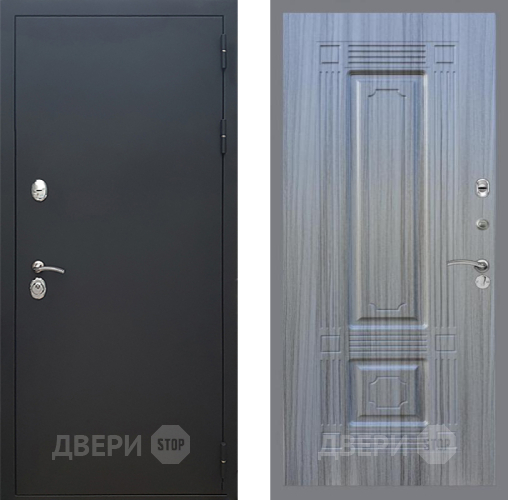 Входная металлическая Дверь Рекс (REX) 5 Черный Муар FL-2 Сандал грей в Подольск