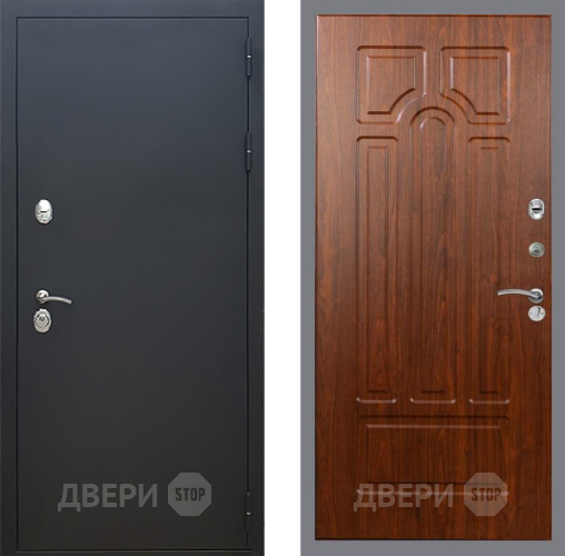 Входная металлическая Дверь Рекс (REX) 5 Черный Муар FL-58 Морёная берёза в Подольск