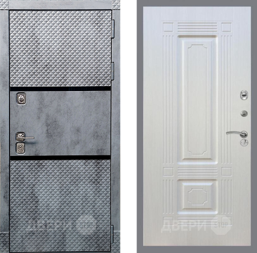 Входная металлическая Дверь Рекс (REX) 15 Бетон Темный FL-2 Лиственница беж в Подольск