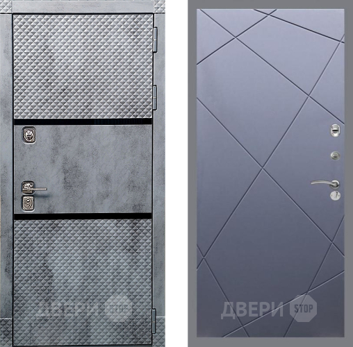 Дверь Рекс (REX) 15 Бетон Темный FL-291 Силк титан в Подольск