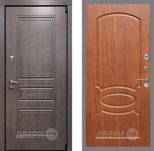 Входная металлическая Дверь Рекс (REX) Премиум-S FL-128 Морёная берёза в Подольск