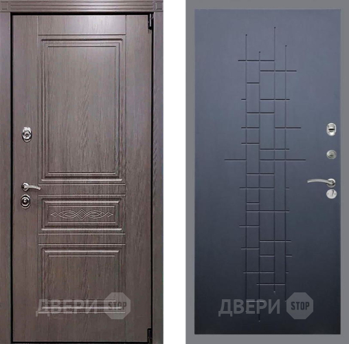 Входная металлическая Дверь Рекс (REX) Премиум-S FL-289 Ясень черный в Подольск