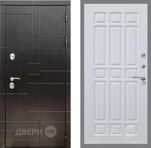 Входная металлическая Дверь Рекс (REX) 20 FL-33 Белый ясень в Подольск