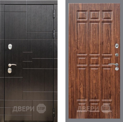Входная металлическая Дверь Рекс (REX) 20 FL-33 орех тисненый в Подольск