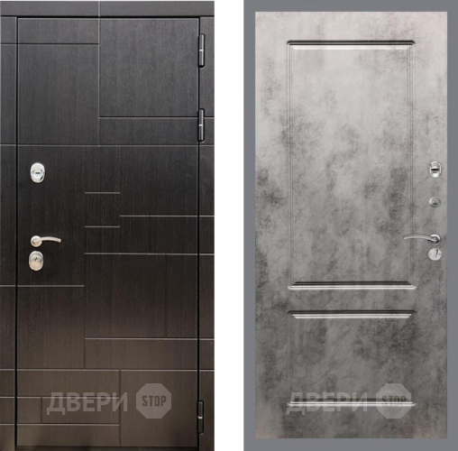 Входная металлическая Дверь Рекс (REX) 20 FL-117 Бетон темный в Подольск