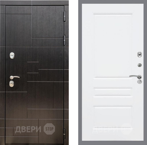 Входная металлическая Дверь Рекс (REX) 20 FL-243 Силк Сноу в Подольск