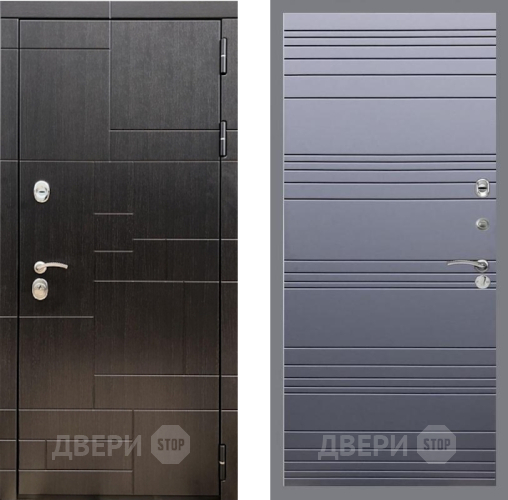 Входная металлическая Дверь Рекс (REX) 20 Line Силк титан в Подольск