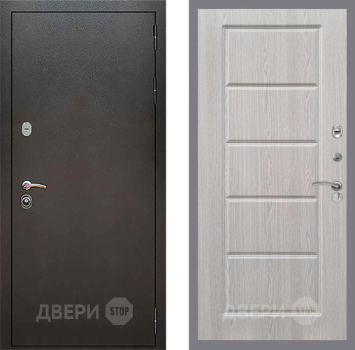 Дверь Рекс (REX) 5 Серебро Антик FL-39 Беленый дуб в Подольск