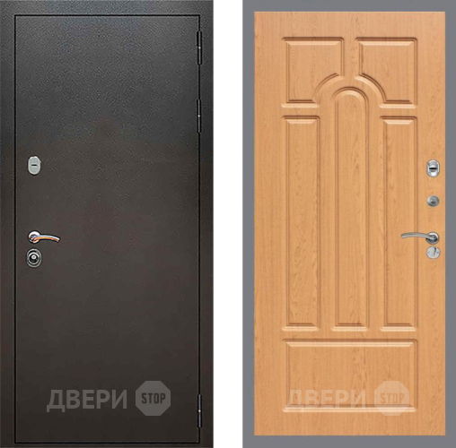 Входная металлическая Дверь Рекс (REX) 5 Серебро Антик FL-58 Дуб в Подольск