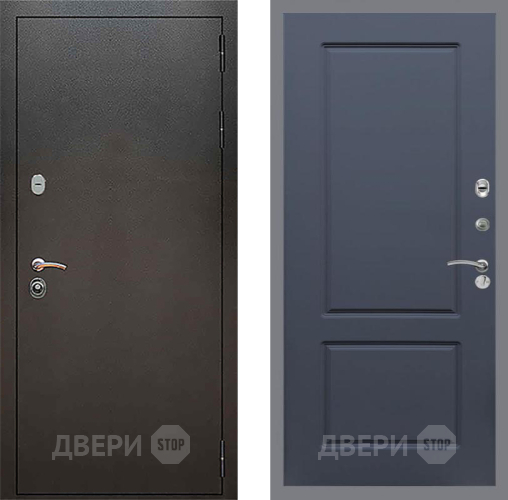 Входная металлическая Дверь Рекс (REX) 5 Серебро Антик FL-117 Силк титан в Подольск