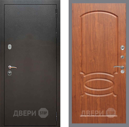 Входная металлическая Дверь Рекс (REX) 5 Серебро Антик FL-128 Морёная берёза в Подольск