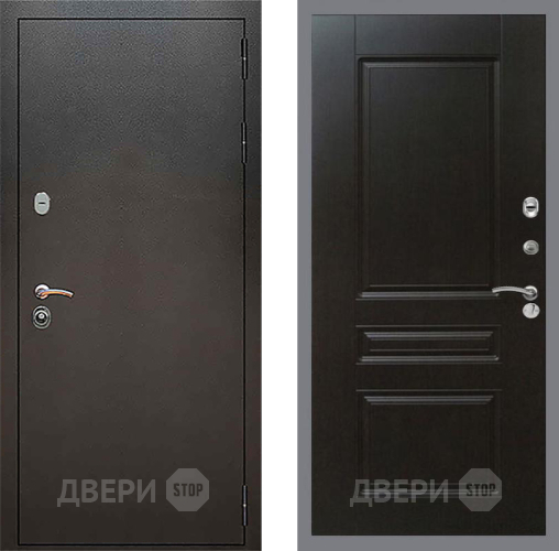 Входная металлическая Дверь Рекс (REX) 5 Серебро Антик FL-243 Венге в Подольск