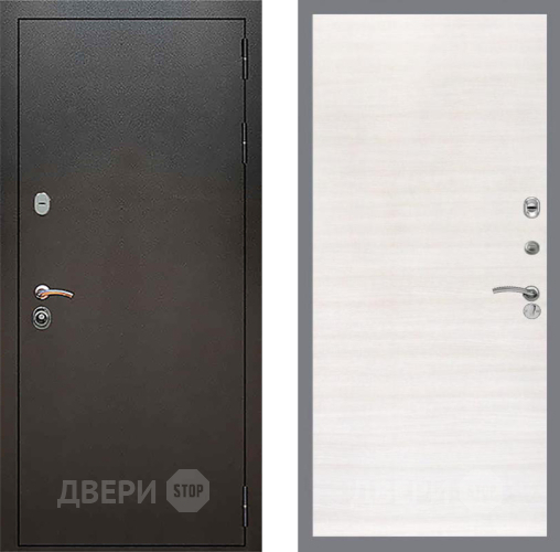 Входная металлическая Дверь Рекс (REX) 5 Серебро Антик GL Акация в Подольск