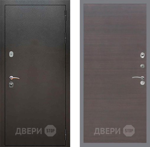 Входная металлическая Дверь Рекс (REX) 5 Серебро Антик GL венге поперечный в Подольск
