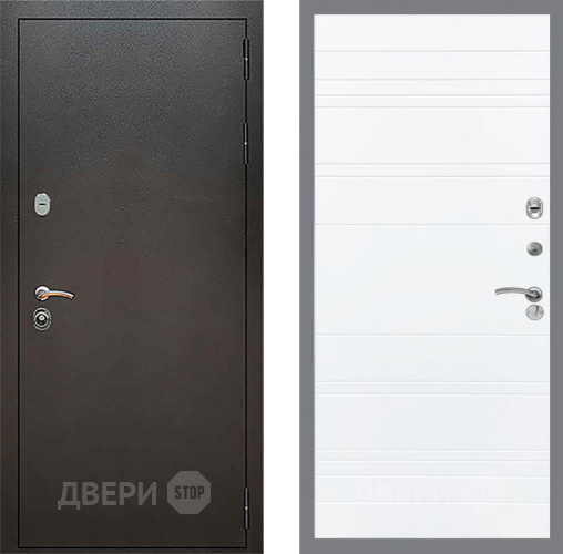 Дверь Рекс (REX) 5 Серебро Антик Line Силк Сноу в Подольск