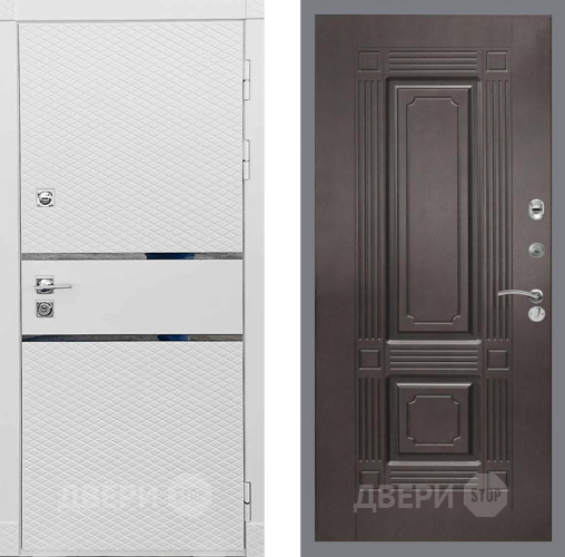Входная металлическая Дверь Рекс (REX) 15 Силк Сноу FL-2 Венге в Подольск