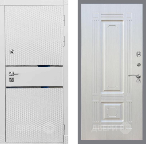 Входная металлическая Дверь Рекс (REX) 15 Силк Сноу FL-2 Лиственница беж в Подольск