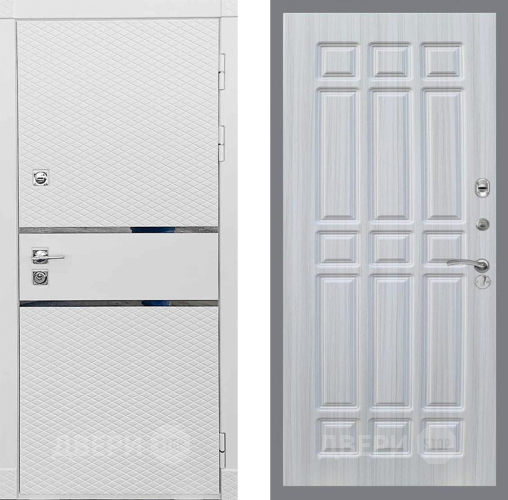 Входная металлическая Дверь Рекс (REX) 15 Силк Сноу FL-33 Сандал белый в Подольск
