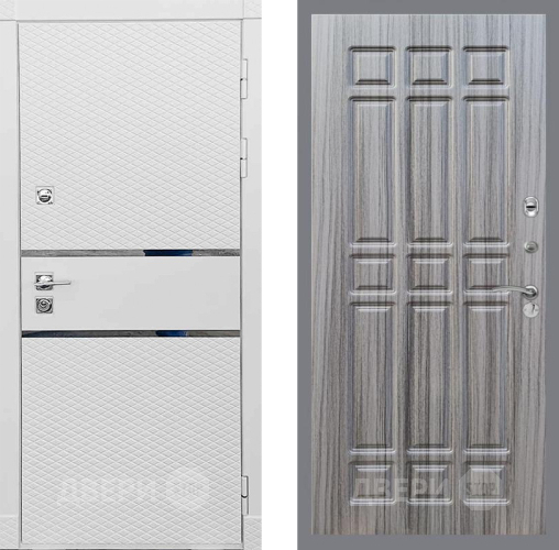 Входная металлическая Дверь Рекс (REX) 15 Силк Сноу FL-33 Сандал грей в Подольск