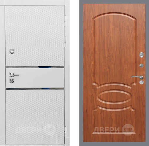 Входная металлическая Дверь Рекс (REX) 15 Силк Сноу FL-128 Морёная берёза в Подольск