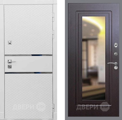 Входная металлическая Дверь Рекс (REX) 15 Силк Сноу FLZ-120 Венге в Подольск