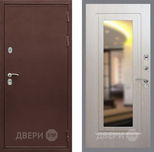 Входная металлическая Дверь Рекс (REX) 5А FLZ-120 Беленый дуб в Подольск