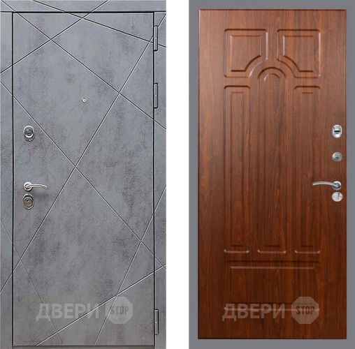 Входная металлическая Дверь Рекс (REX) 13 Бетон Темный FL-58 Морёная берёза в Подольск