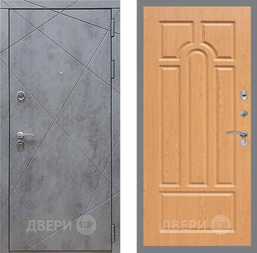 Входная металлическая Дверь Рекс (REX) 13 Бетон Темный FL-58 Дуб в Подольск