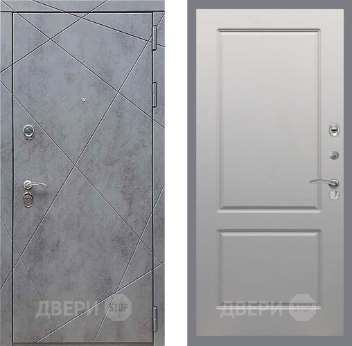 Входная металлическая Дверь Рекс (REX) 13 Бетон Темный FL-117 Грей софт в Подольск