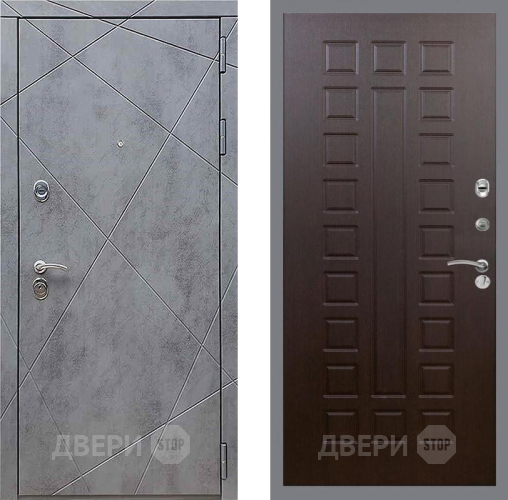 Входная металлическая Дверь Рекс (REX) 13 Бетон Темный FL-183 Венге в Подольск