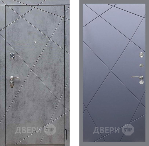 Входная металлическая Дверь Рекс (REX) 13 Бетон Темный FL-291 Силк титан в Подольск