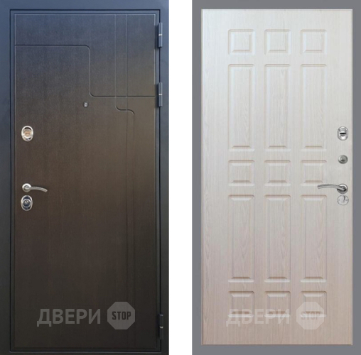 Входная металлическая Дверь Рекс (REX) Премиум-246 FL-33 Беленый дуб в Подольск