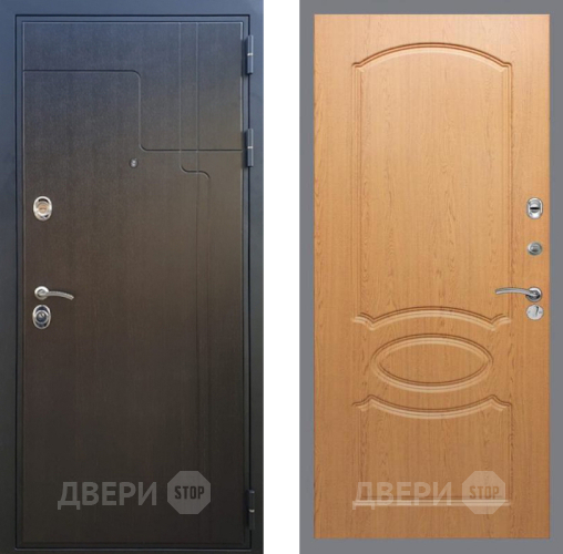 Входная металлическая Дверь Рекс (REX) Премиум-246 FL-128 Дуб в Подольск