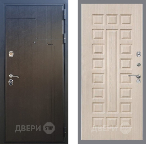 Входная металлическая Дверь Рекс (REX) Премиум-246 FL-183 Беленый дуб в Подольск