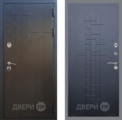Входная металлическая Дверь Рекс (REX) Премиум-246 FL-289 Ясень черный в Подольск