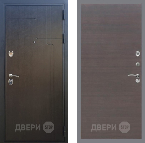 Входная металлическая Дверь Рекс (REX) Премиум-246 GL венге поперечный в Подольск