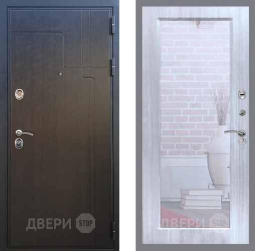 Дверь Рекс (REX) Премиум-246 Зеркало Пастораль Сандал белый в Подольск