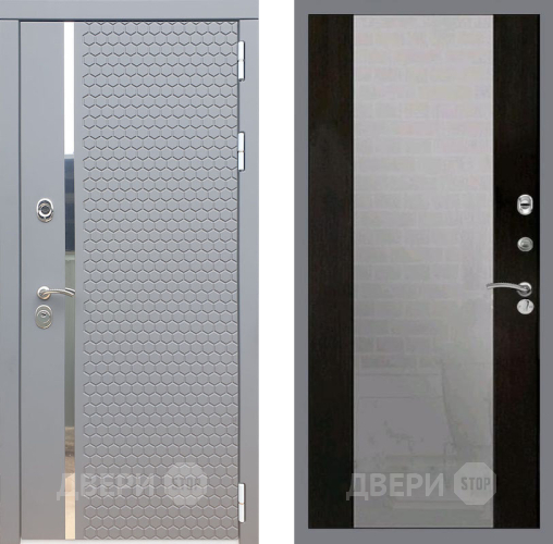 Входная металлическая Дверь Рекс (REX) 24 СБ-16 Зеркало Венге в Подольск