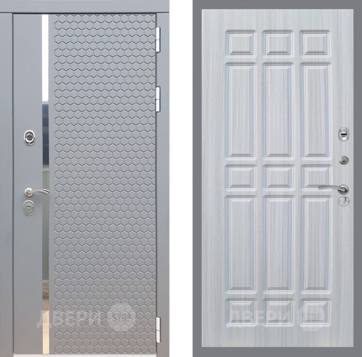 Входная металлическая Дверь Рекс (REX) 24 FL-33 Сандал белый в Подольск