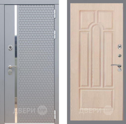 Входная металлическая Дверь Рекс (REX) 24 FL-58 Беленый дуб в Подольск
