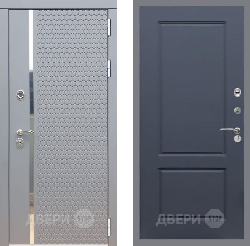 Входная металлическая Дверь Рекс (REX) 24 FL-117 Силк титан в Подольск
