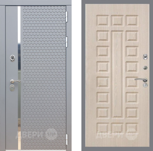 Входная металлическая Дверь Рекс (REX) 24 FL-183 Беленый дуб в Подольск