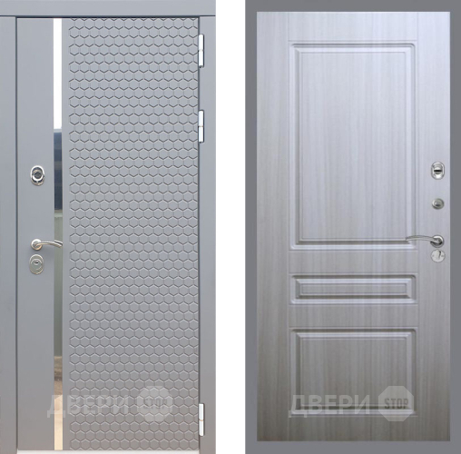 Входная металлическая Дверь Рекс (REX) 24 FL-243 Сандал белый в Подольск