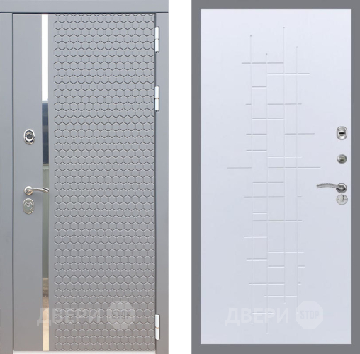 Входная металлическая Дверь Рекс (REX) 24 FL-289 Белый ясень в Подольск