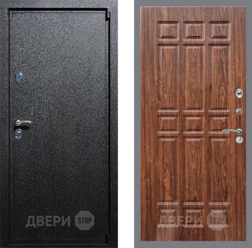 Входная металлическая Дверь Рекс (REX) 3 FL-33 орех тисненый в Подольск