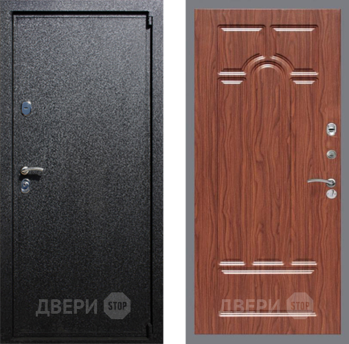 Входная металлическая Дверь Рекс (REX) 3 FL-58 орех тисненый в Подольск